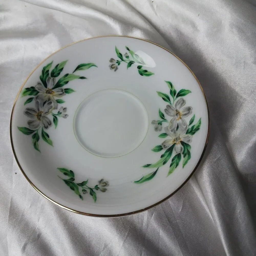 HIRA FINE CHINA JAPAN DESERT GARDENIA SAUCER